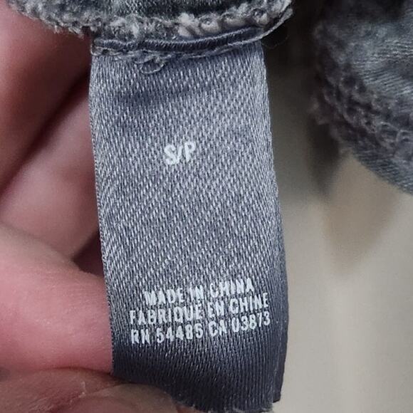 Aerie Open Low Back Tank Top Knotted Round Neck Athletic Heather Gray Size Small - Picture 5 of 7